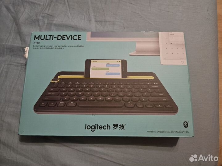 Клавиатура logitech k480 черная