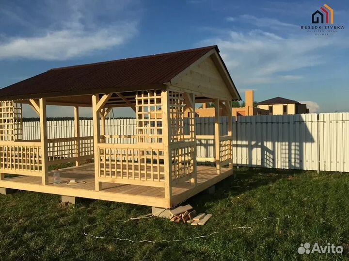 Беседка садовая под ключ