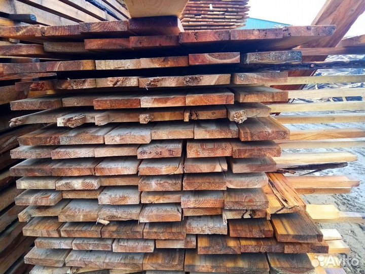 Строганная доска сосна 35х190х6000мм, сухая