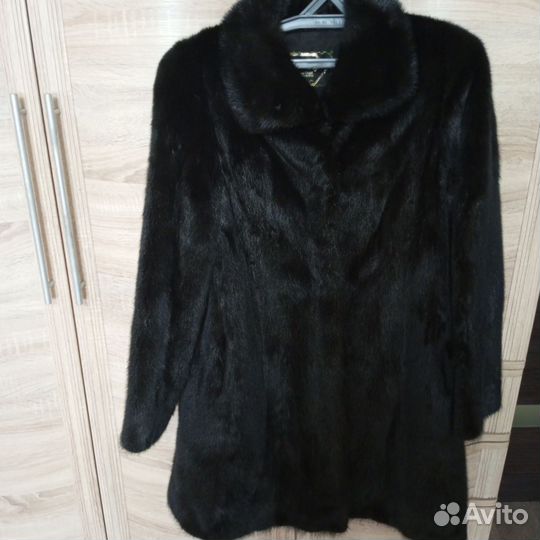 Шуба норковая 48 50 черная
