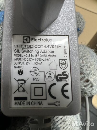 Блок питания ручного пылесоса Electrolux