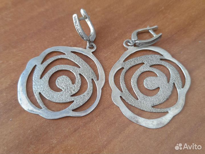 Серебряные серьги