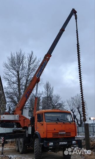 Монтаж опор лэп / Бурение под лэп / Доставка