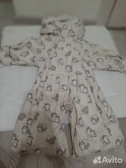 Детский зимний комбинезон трансформер