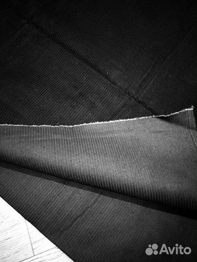 Отрез вельвета ссср, черный