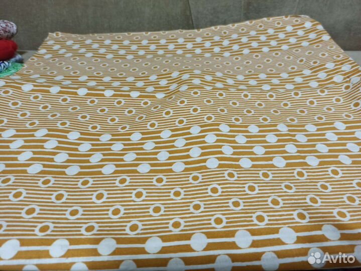 Отрез ткани хлопок СССР штапель