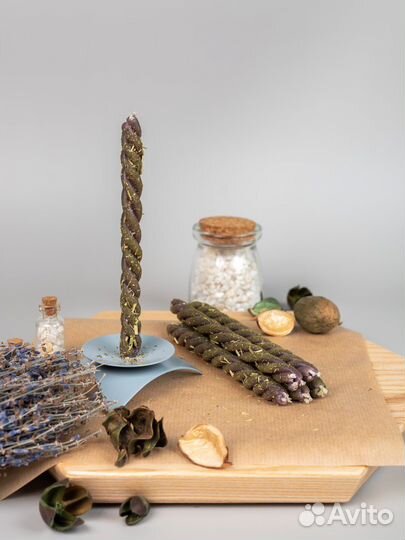 Магические свечи-скрутки