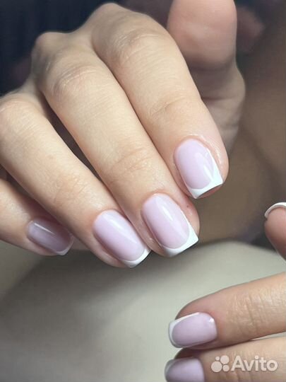 Маникюр наращивание ногтей