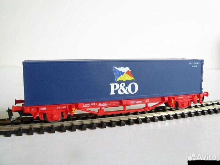 Платформа DB Cargo с контейнером 