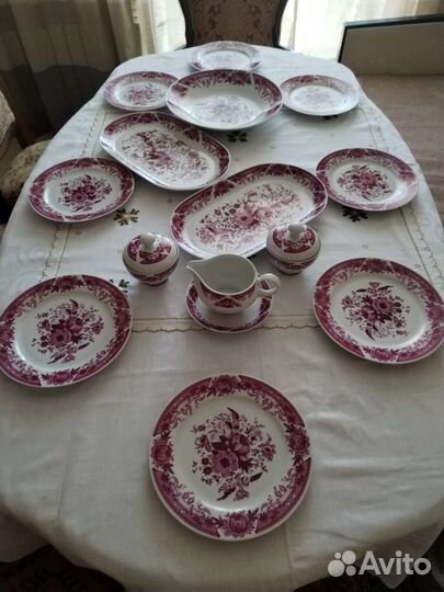 Столовый сервиз на 12 персон гдр. Kahla
