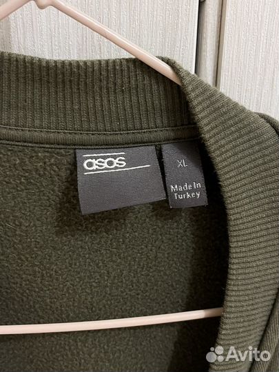 Кофта толстовка на молнии ASOS