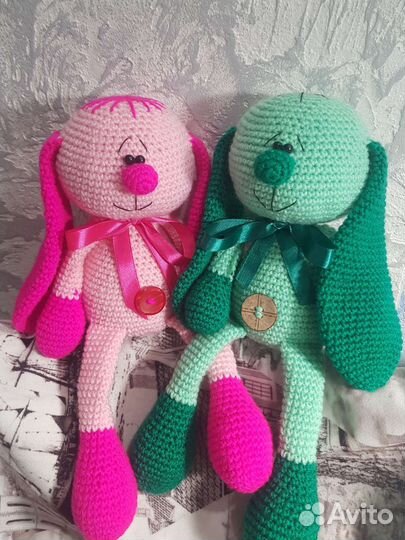 Мягкая игрушка заяц