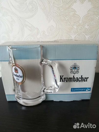 Пивная кружка Krombacher 0,33