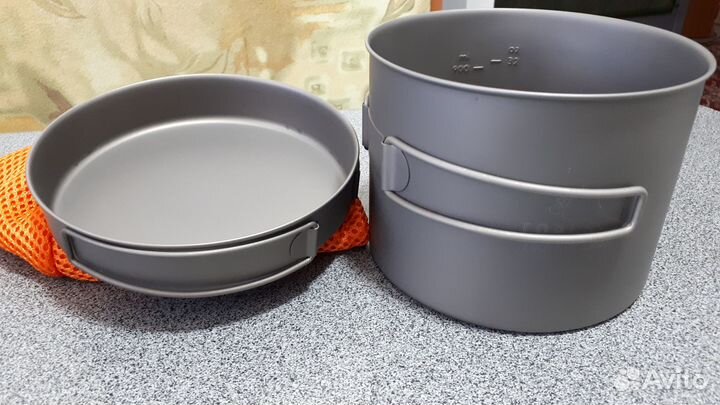 Котелок титановый походный