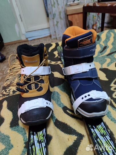 Лыжи беговые детские 120 (с палками в чехле)