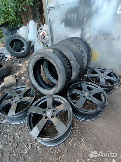 Комплект дисков Dezent RE Dark 5/108 Ford