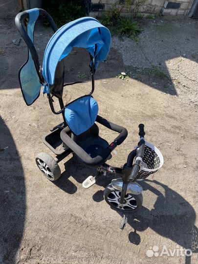 Детский велосипед коляска прогулочный