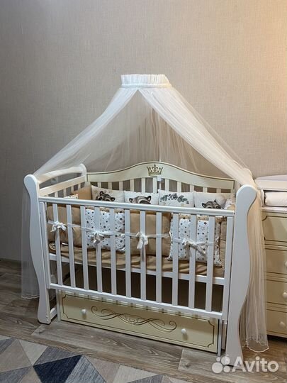 Балдахин в кроватку с держателем