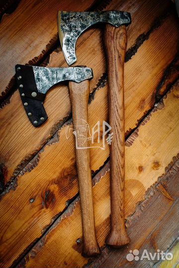 Топор Скандинавский с прямой рукоятью из дуба