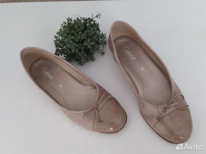 Балетки gabor лакированные 38,5