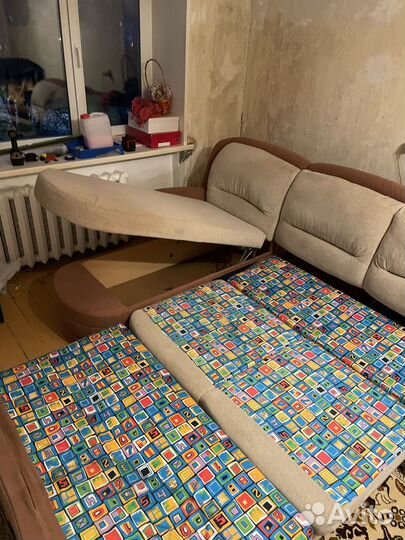 Диван и кресло бу