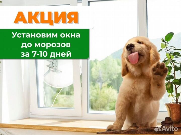 Окна пластиковые белые