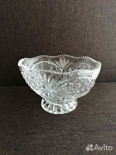 Хрустальные вазочки, салатницы, конфетницы, СССР