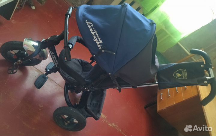 Детский трехколесный велосипед lamborghini