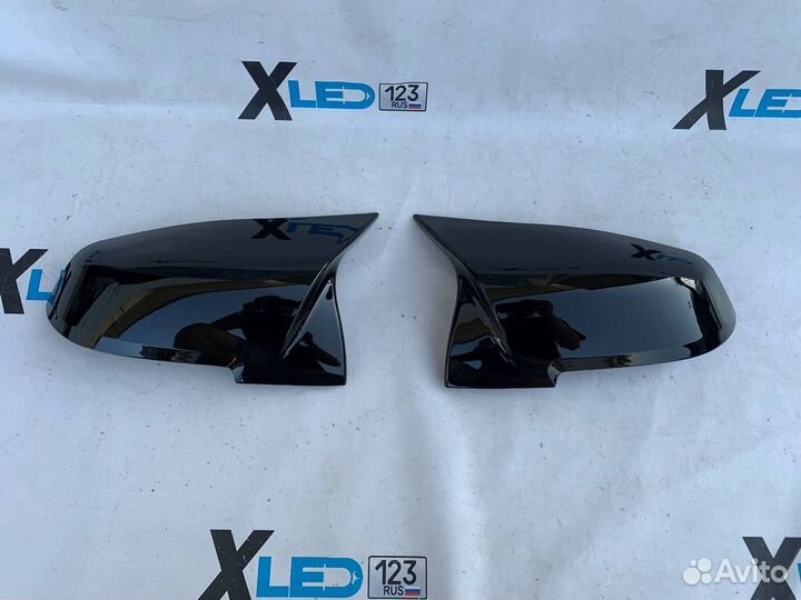 Накладки на крышки зеркал BMW X1 E84 M глянец