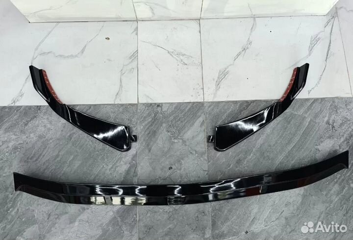 Сплиттер переднего бампера Mercedes W206 Brabus