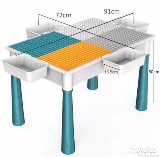 Стол со стульями для конструирование, занятий