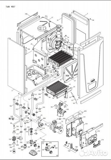 Запчасти для котла baxi main 5