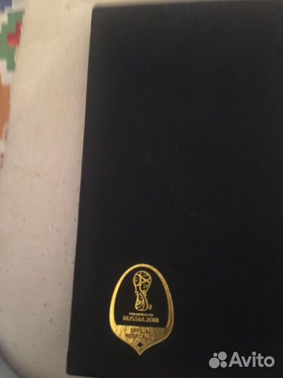 Сувенирный ежедневник и ручка fifa 2018
