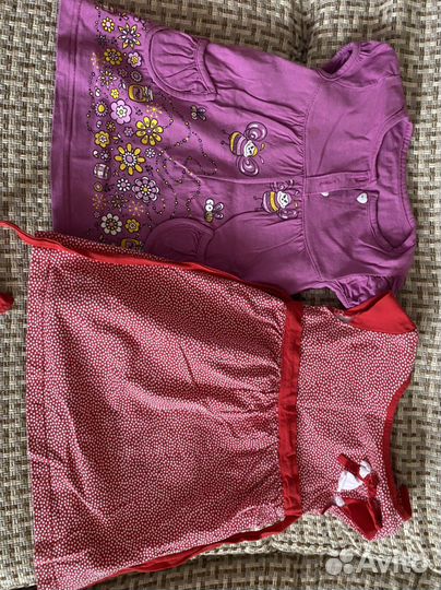 Вещи пакетом на девочку от 80-92