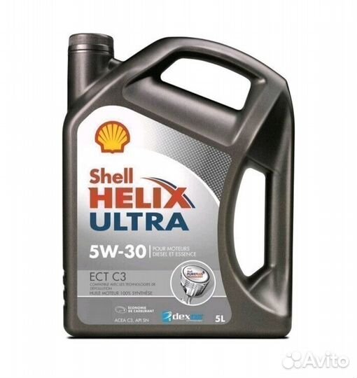 Моторное масло shell helix ultra ect c3 5w30