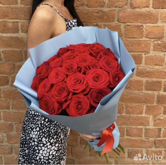 Розы 25 штук 70 см