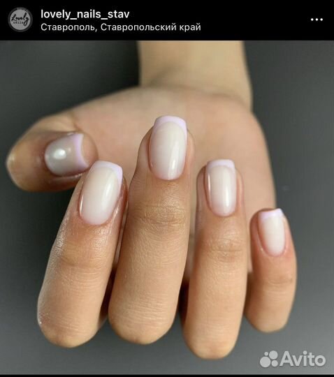 Маникюр с покрытием гель-лак, мужской маникюр