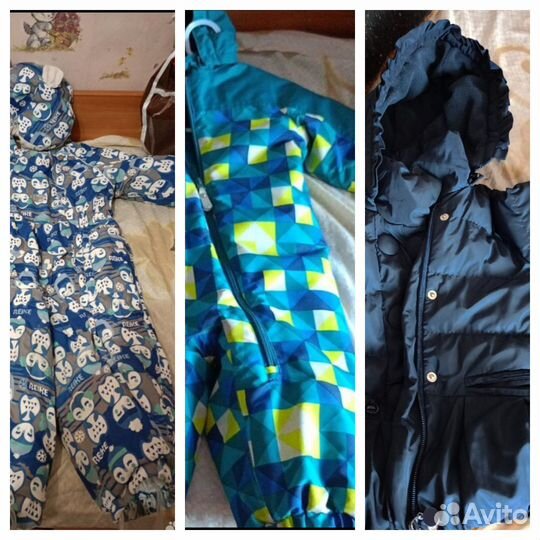 Детский зимний комбинезон 92 и куртку 86