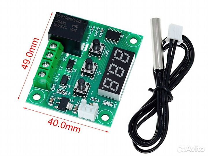 Терморегулятор программируемый DC12v,220v -55/110