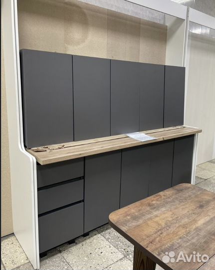 Кухня честер в цвете графит