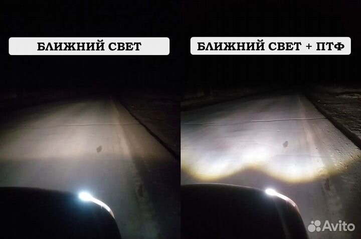 LED птф для Citroen C4 2004-2019