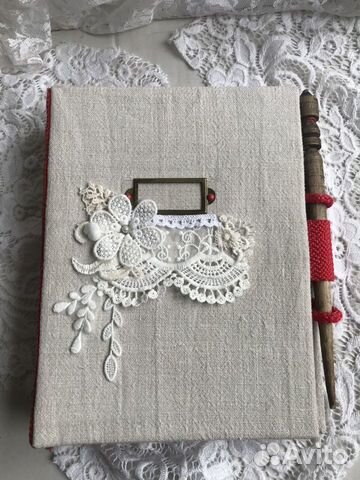 Блокнот ручной работы из антикварных материалов