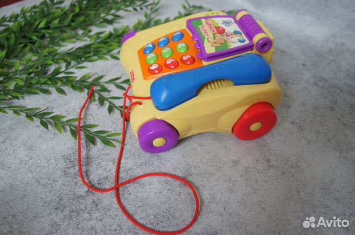 Fisher Price телефон музыкальный
