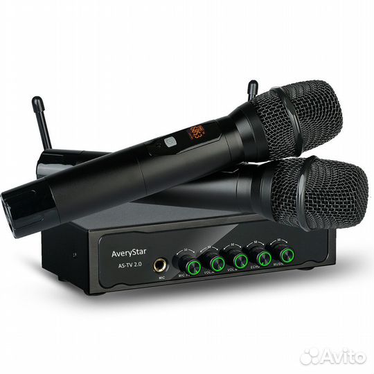 Караоке радиомикрофоны для тв AveryStar AS-TV 2.0