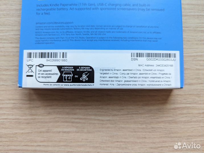 Новая USA Amazon Kindle Paperwhite 16gb