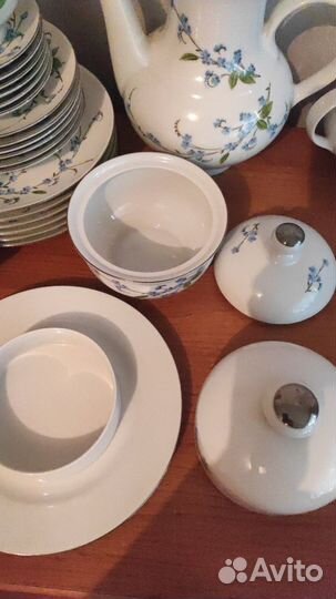 Сервиз чайный Jlmenau,70-е, ГДР, фарфор