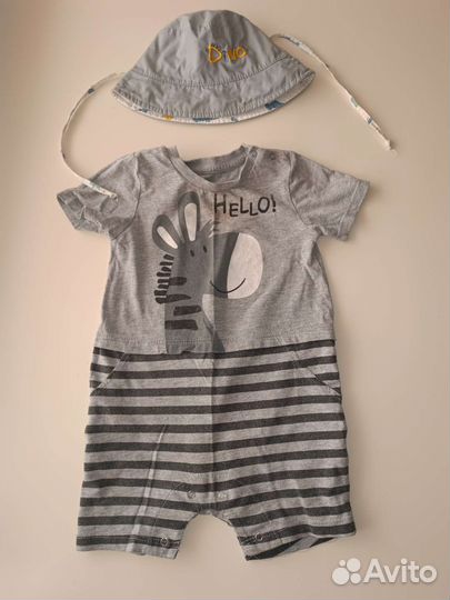 Вещи пакетом на мальчика 74 80 86