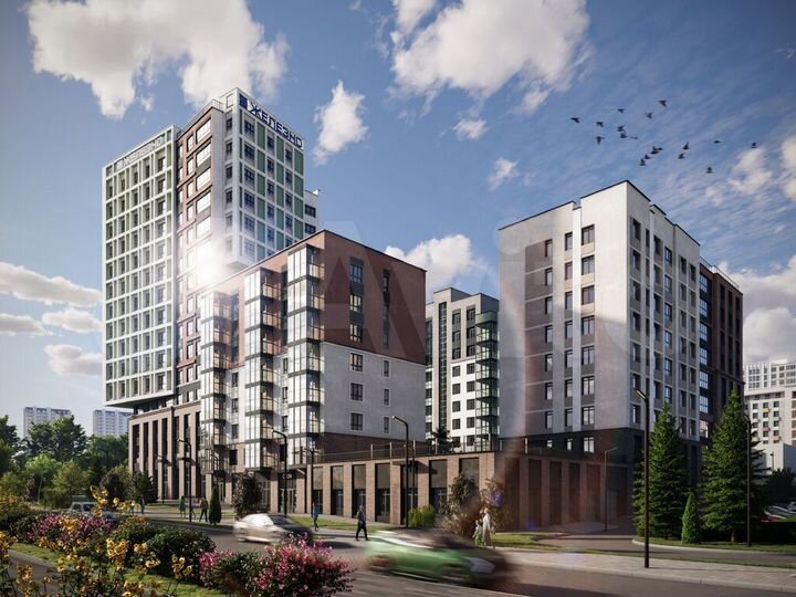 2-к. квартира, 58 м², 6/9 эт.