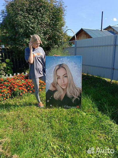 Портрет по фото на холсте Курск