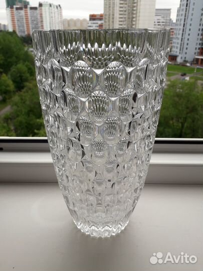 Ваза богемское стекло Чехословакия Jiri Rapasek